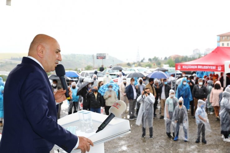 Keçiören’de Recep Tayyip Erdoğan Hatıra Ormanı fidanlarla buluştu