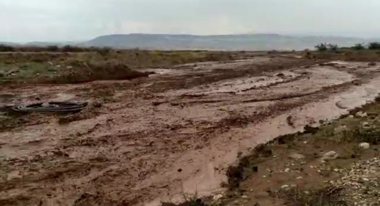 Nallıhan’da dereler taştı, tarım arazileri sele teslim oldu