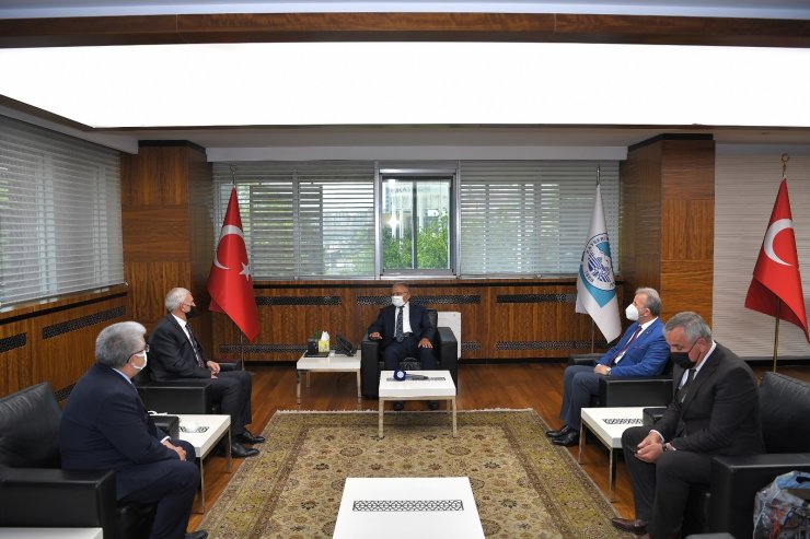 Başkan Büyükkılıç; Sağlık Bilimleri Üniversitesi Rektörü Erdöl’ü ağırladı