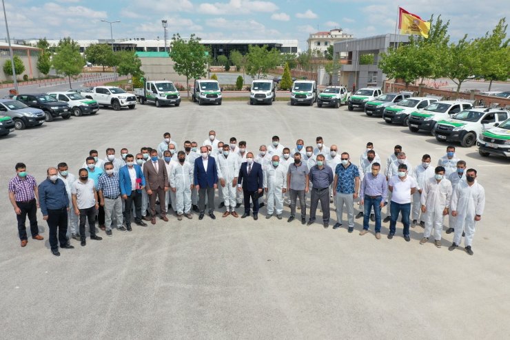 Konya genelinde haşereyle mücadele sürüyor