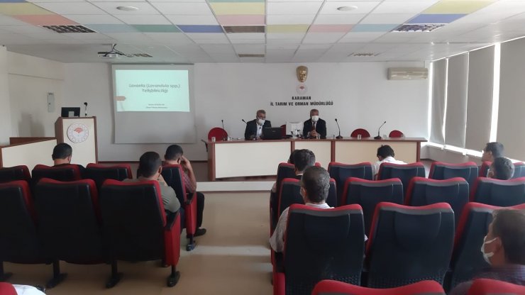 Karaman’da üreticiye lavanta eğitimi