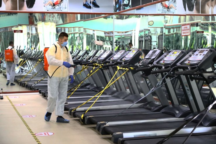 Keçiören’de sağlık için hijyenik spor salonları
