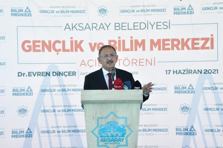 Aksaray Gençlik ve Bilim Merkezi açıldı