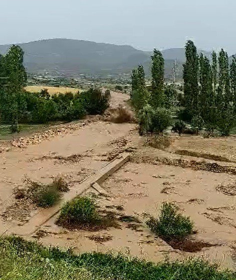 Sel sulama kanallarına zarar verdi