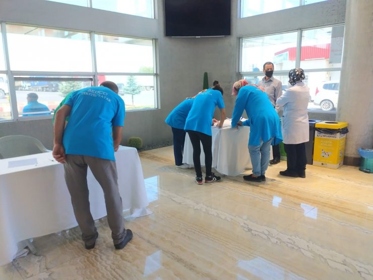 Kayseri Serbest Bölge’de aşı merkezi kuruldu