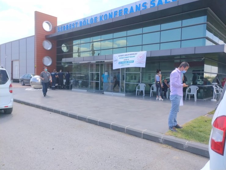 Kayseri Serbest Bölge’de aşı merkezi kuruldu