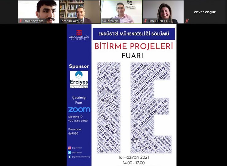 AGÜ Endüstri Mühendisliği’nden “4. Lisans Bitirme Projeleri Fuarı ve Yarışması”