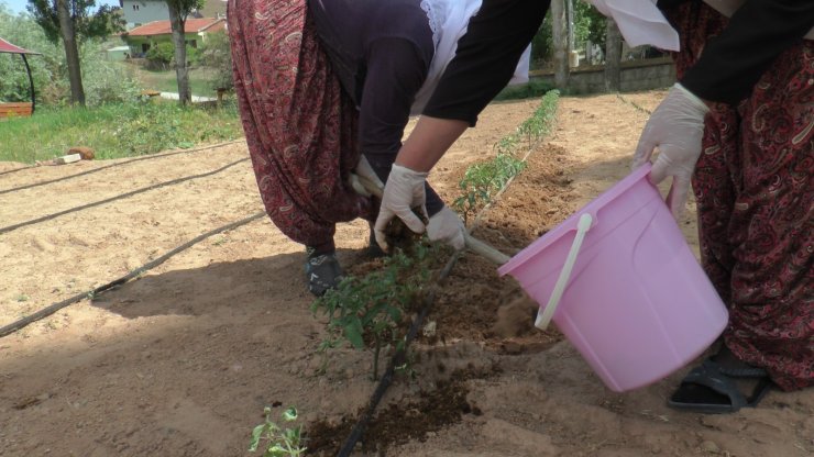 Çiftçi kadınlar yeni projeleri ile pandemide de üretmeye devam ediyor