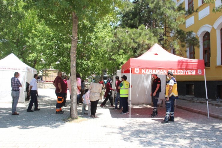 Karaman’da aşı çalışması hız kazandı