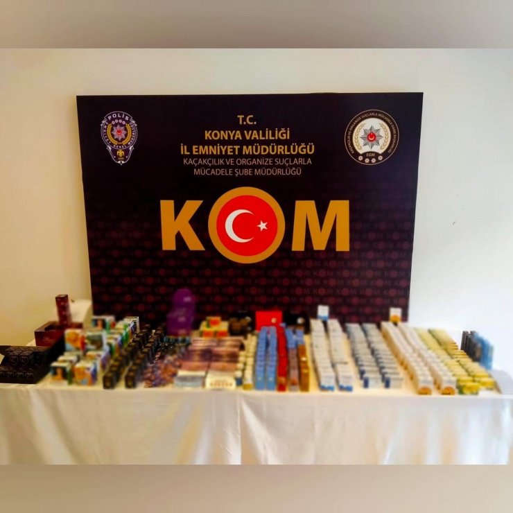 Konya’da uyuşturucu ve kaçak tıbbi ilaç ele geçirildi