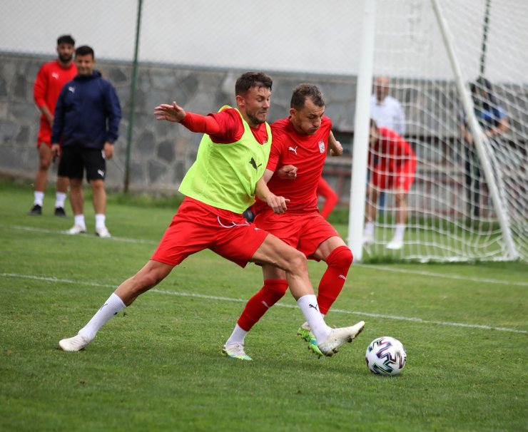 Sivasspor minyatür kale maç yaptı