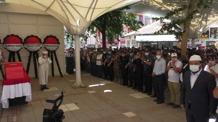 Boğularak hayatını kaybeden vazife malulü polis memuru son yolculuğuna uğurlandı