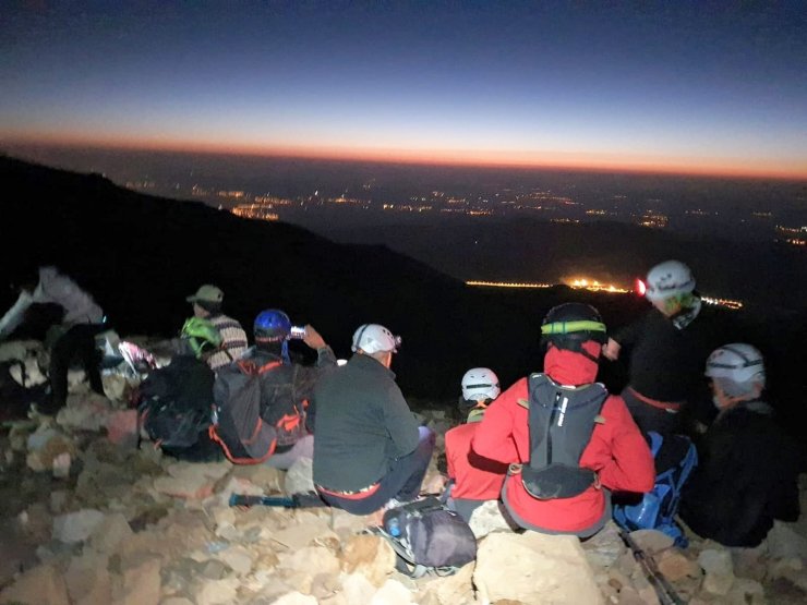 Kayserili dağcılardan 30 Ağustos için zirve tırmanışı