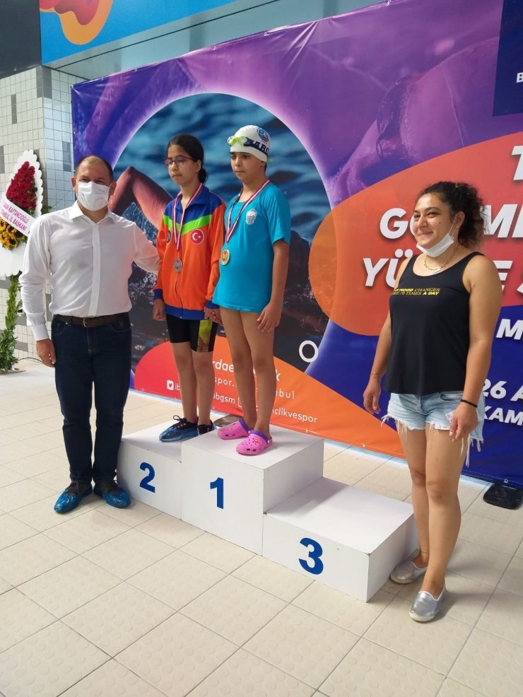 Kayserili sporculardan Yüzme Şampiyonasında büyük başarı