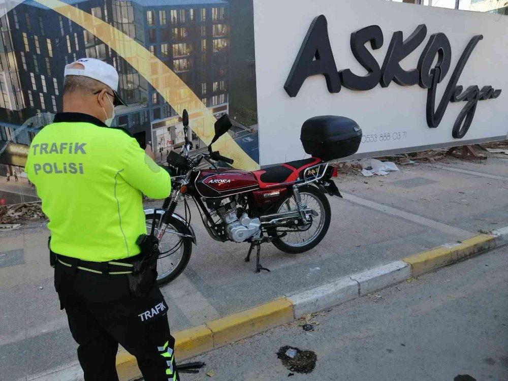 Aksaray'da otomobille motosiklet çarpıştı: 1 yaralı