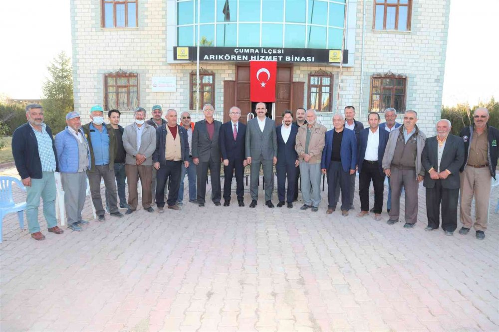 Altay Güneysınır ve Çumra’nın mahallelerinde vatandaşlarla bir araya geldi