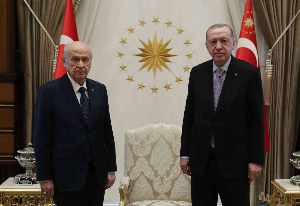 Cumhurbaşkanı Erdoğan, MHP Lideri Bahçeli’yi Kabul Etti
