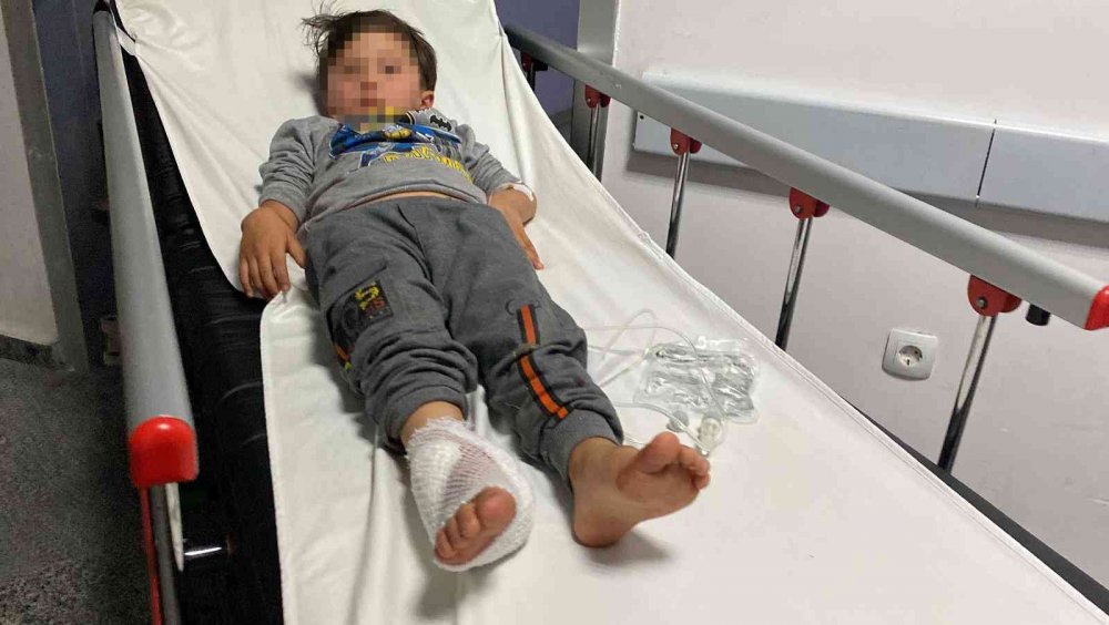 Aksaray'da 4 Yaşındaki Yabancı Uyruklu Çocuk Tabancayla Ayağından Vuruldu