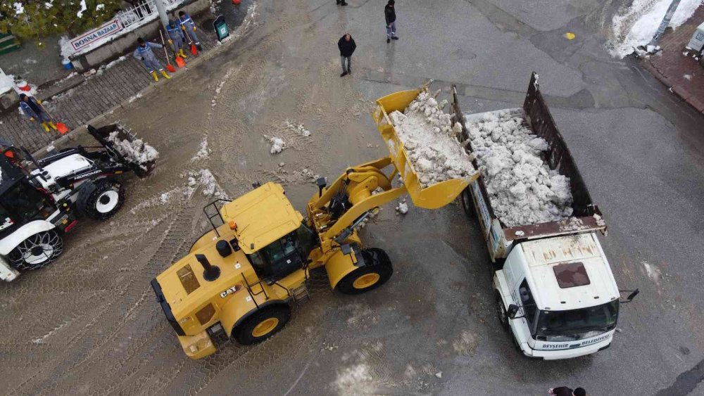 Beyşehir Gölü’ne Kar Takviyesi!