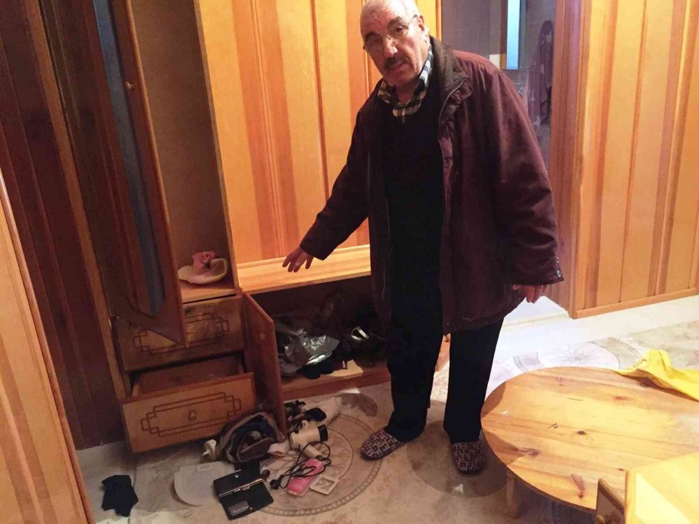 İzne gelen Kululu gurbetçi, evinin soyulduğunu görünce büyük şok yaşadı
