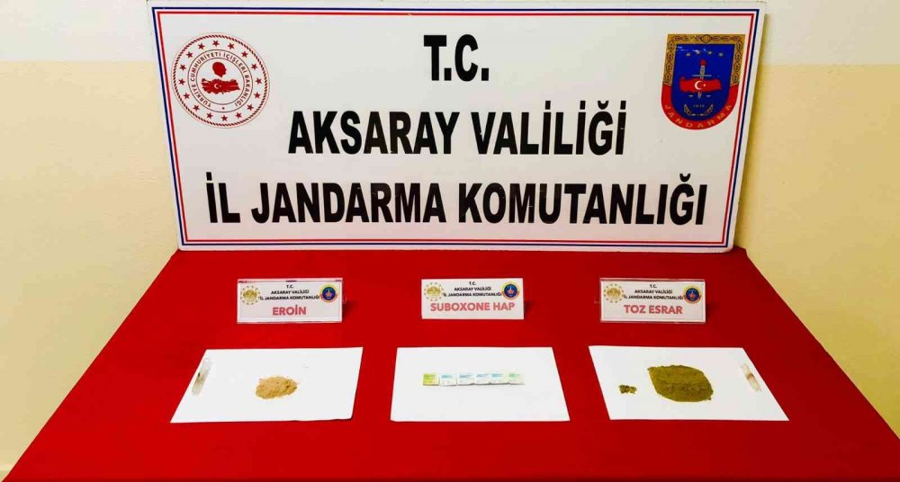 Aksaray’da kaçak silah ve uyuşturucu operasyonu