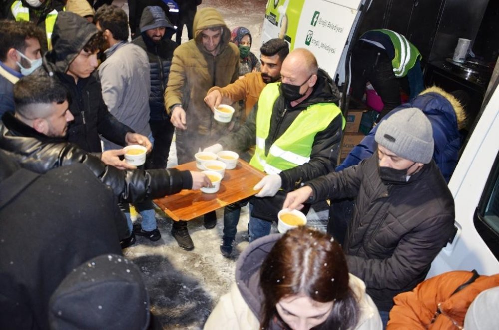 Ereğli'de kar seferberliği!