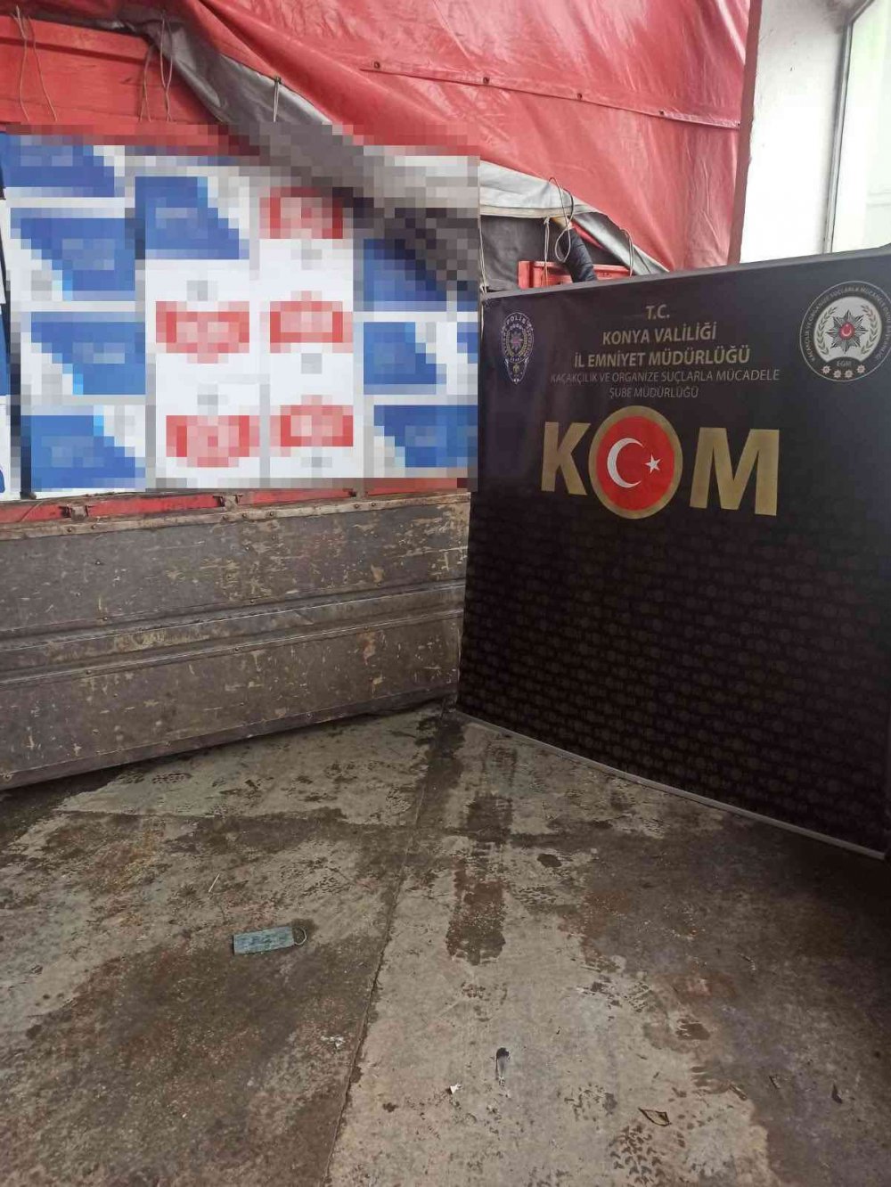 Konya’da ve 6 milyon adet makaron ele geçirildi