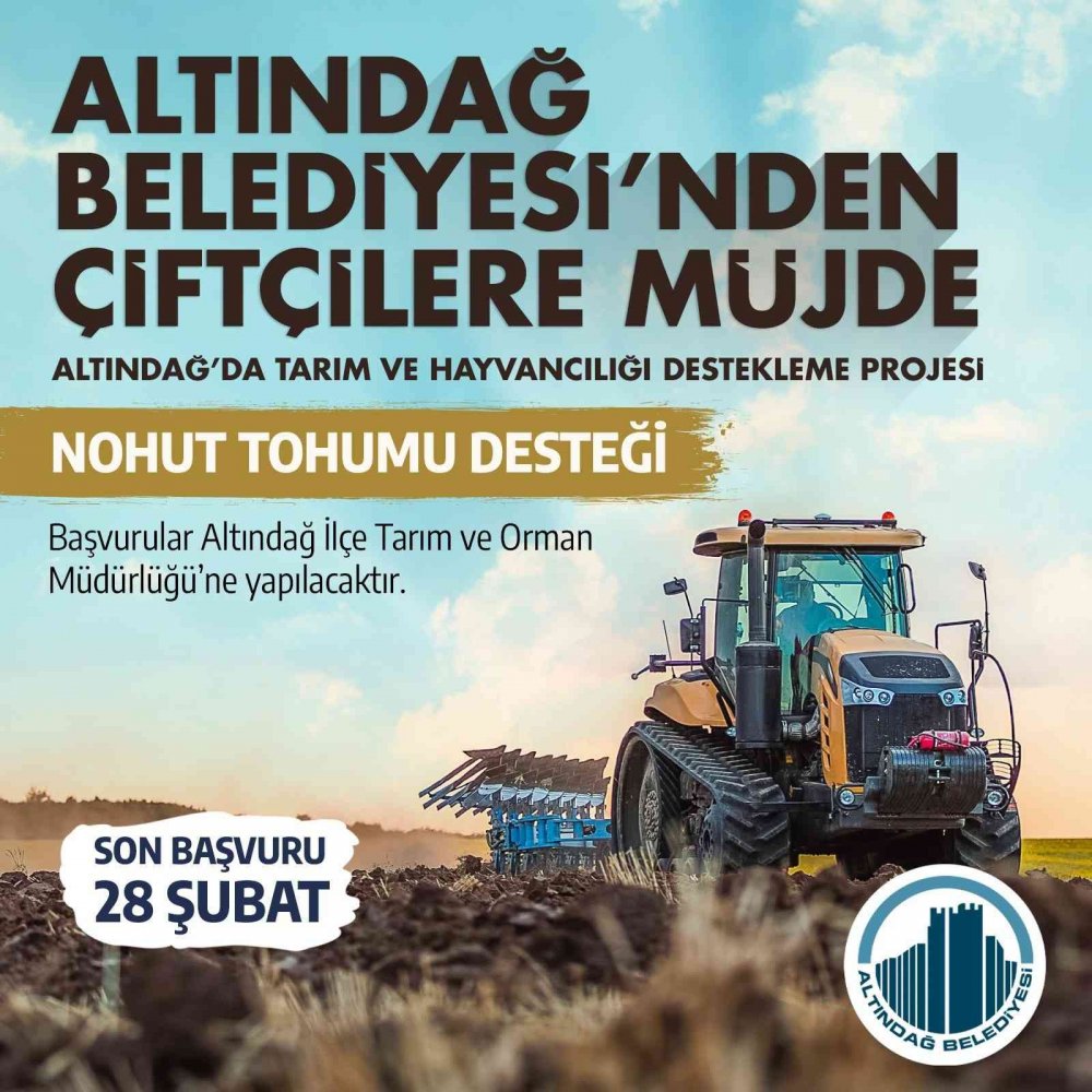 Belediyeden çiftçilere tohum desteği