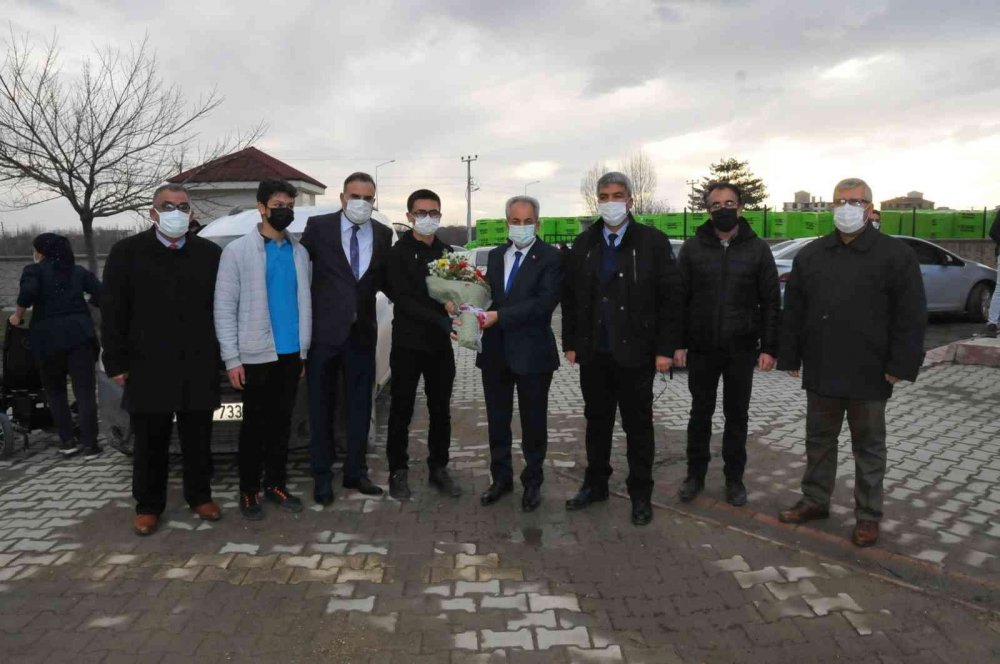 Salih Akkaya Fen Lisesi öğrencileri ile buluştu