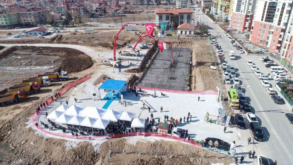 Meram Fahrünnisa Konutları'nın temeli atıldı