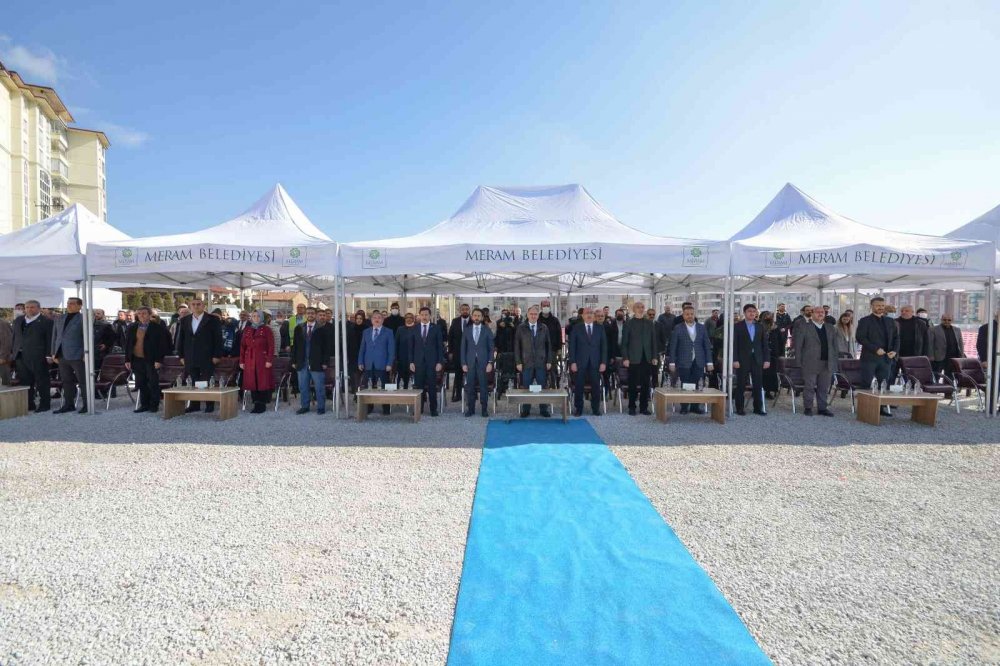 Meram Fahrünnisa Konutları'nın temeli atıldı