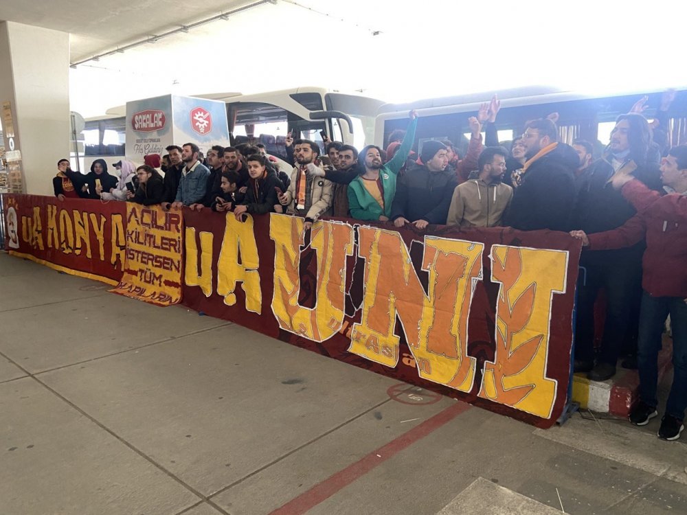 Galatasaray kafilesi Konya’da