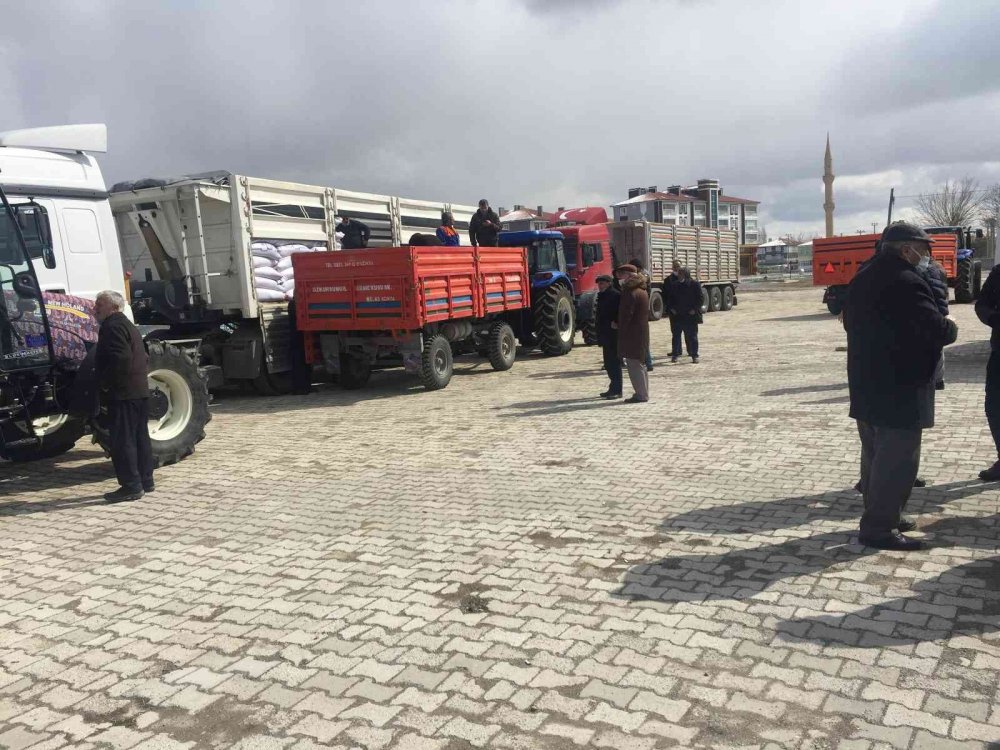 Kulu'da çiftçiye tohum desteği