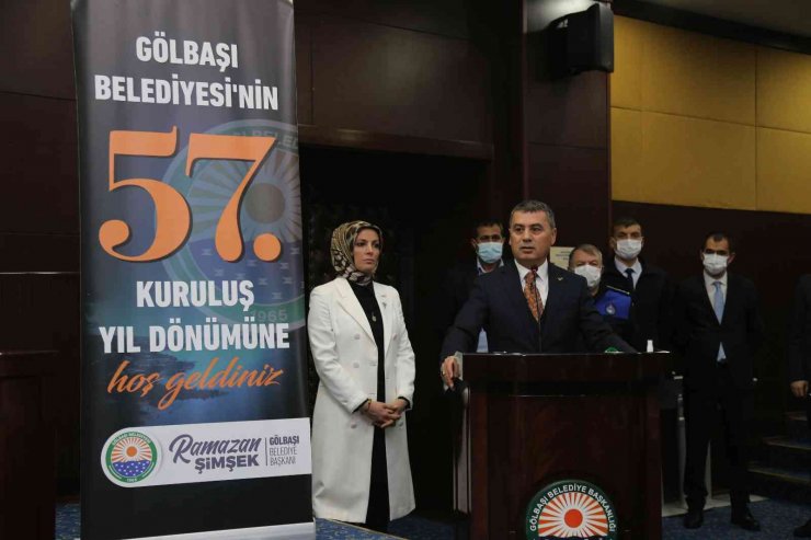 Gölbaşı Belediyesi 57’nci yaşını kutladı