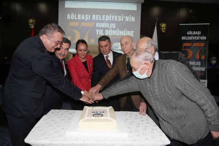 Gölbaşı Belediyesi 57’nci yaşını kutladı