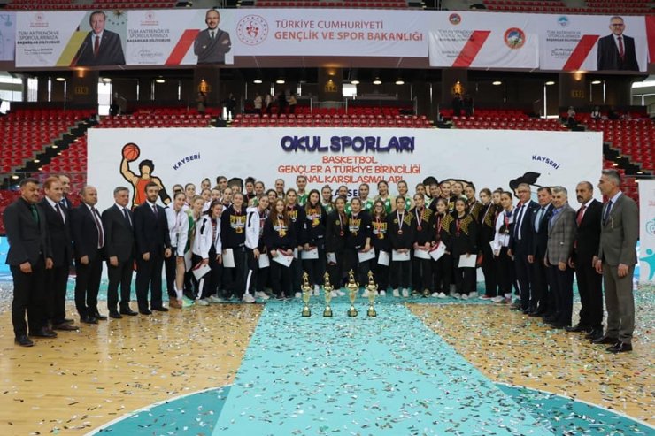 Okullar Sporları Gençler Türkiye Şampiyonası sona erdi