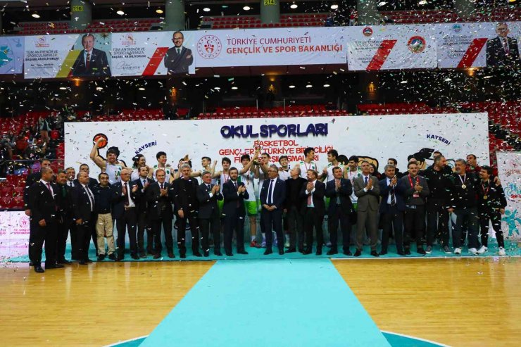 Okullar Sporları Gençler Türkiye Şampiyonası sona erdi