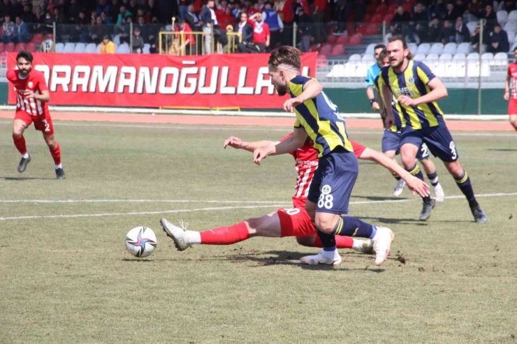 TFF 3. Lig: Karaman Belediyespor: 1 - Fatsa Belediyespor: 1