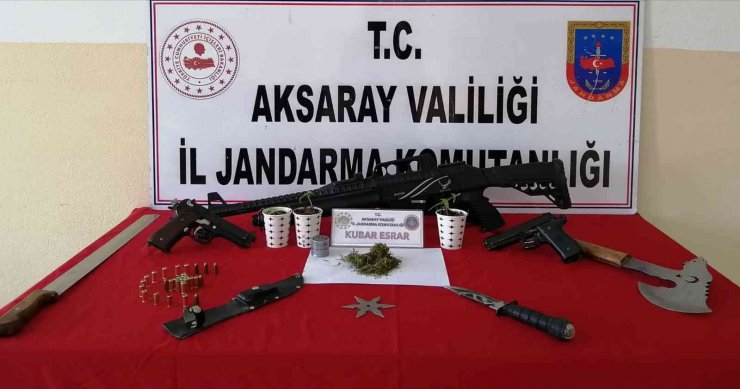 Banyoda boya kovalarında kenevir üretimine jandarma darbesi
