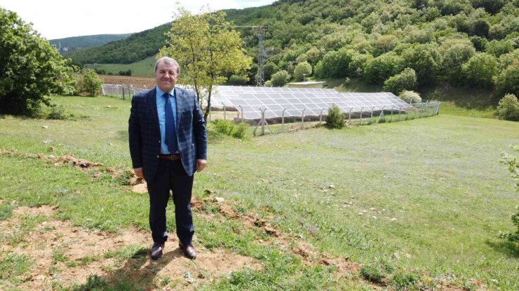 Beldenin su ihtiyacı güneş enerjisi sistemi ile karşılanıyor
