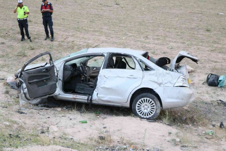 Aksaray’da otomobil takla attı: 1 ölü, 6 yaralı