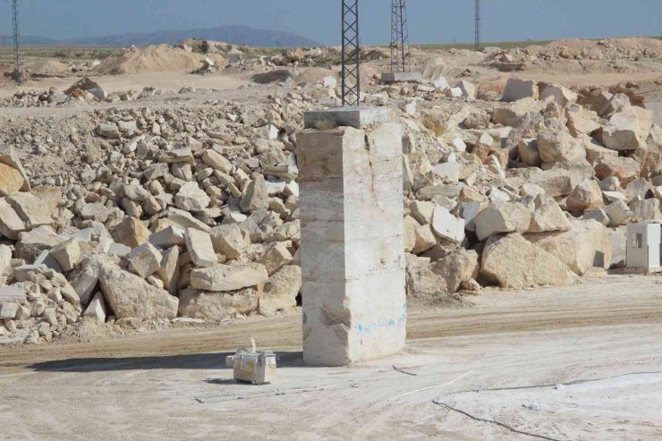 Karaman’ın traverteni dünyaya satılıyor