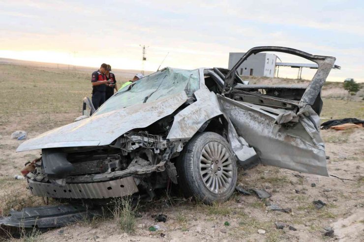 Aksaray’da otomobil takla attı: 1 ölü, 6 yaralı