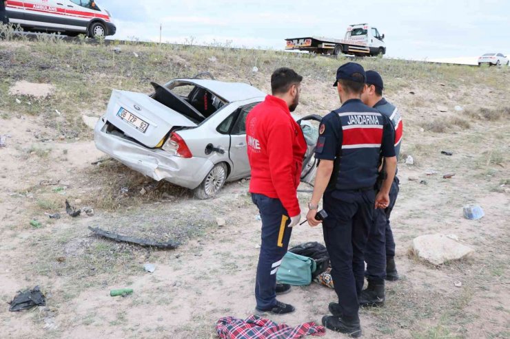 Aksaray’da otomobil takla attı: 1 ölü, 6 yaralı