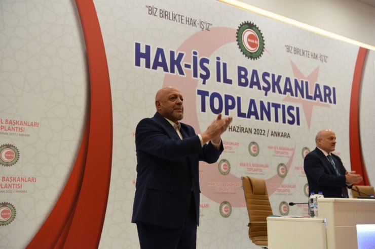 HAK-İŞ Genel Başkanı Arslan: “Bütün ücretlilerden 1 yıl süreyle gelir vergisi almayın”