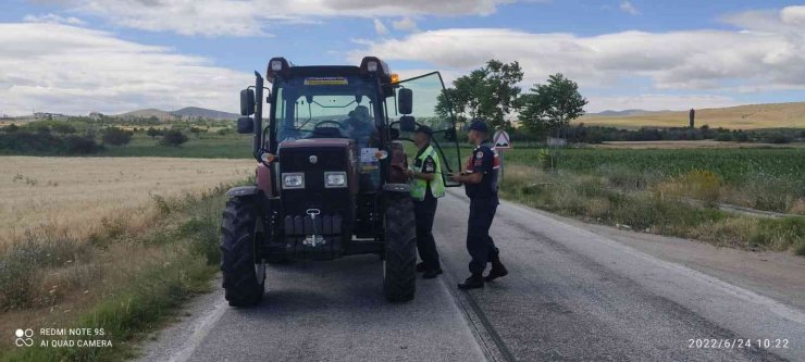 Aksaray’da traktörler denetim altında