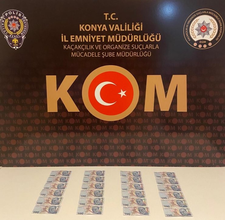 Konya’da kalpazan operasyonu