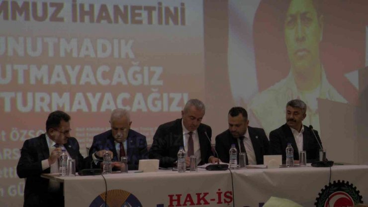 HAK-İş Konfederasyonu Genel Başkanı Arslan: “Asgari ücrette enflasyonun üzerinde iyileştirme bekliyoruz”