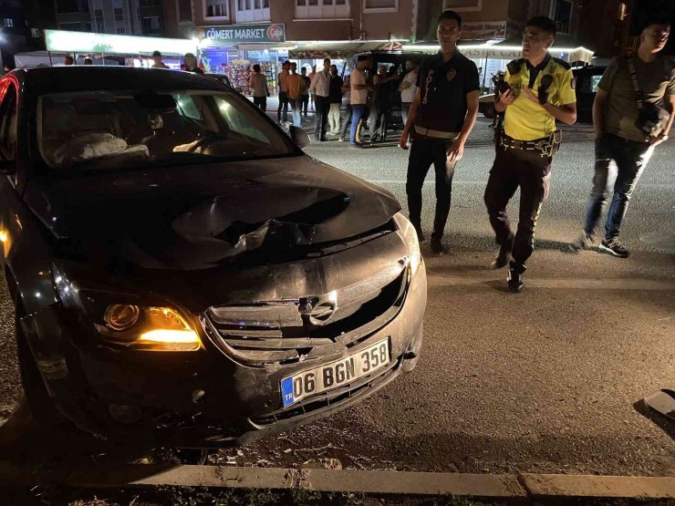 Konya’da minibüs ile otomobil çarpıştı: 1 yaralı