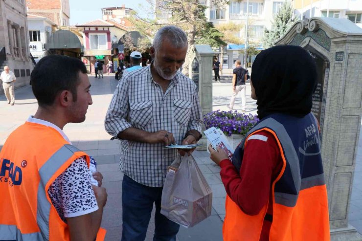 AFAD, 17 Ağustos depreminin 23. yıl dönümünde vatandaşları bilinçlendirdi